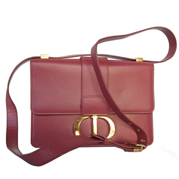 CHRISTIAN DIOR Pink Leather Shoulder Bag - Picture 1 of 5